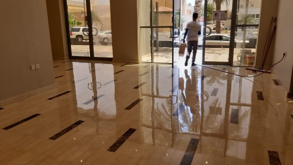 جلي وتلميع الرخام والبلاط بجدة